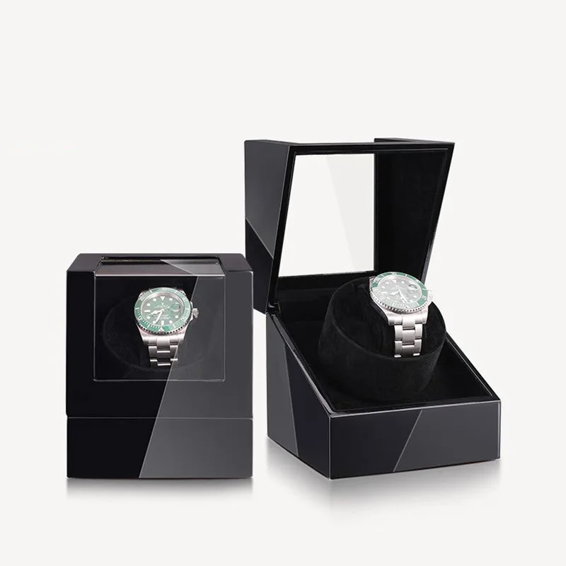 Single Wood Automatic Watch Winder - KNG-111 - Image 3