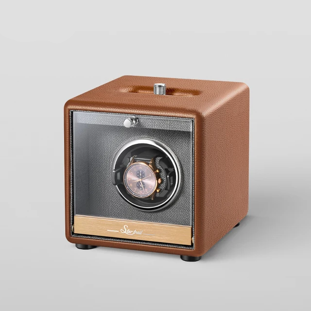 kng-180-single-leather-watch-winder-box-brown
