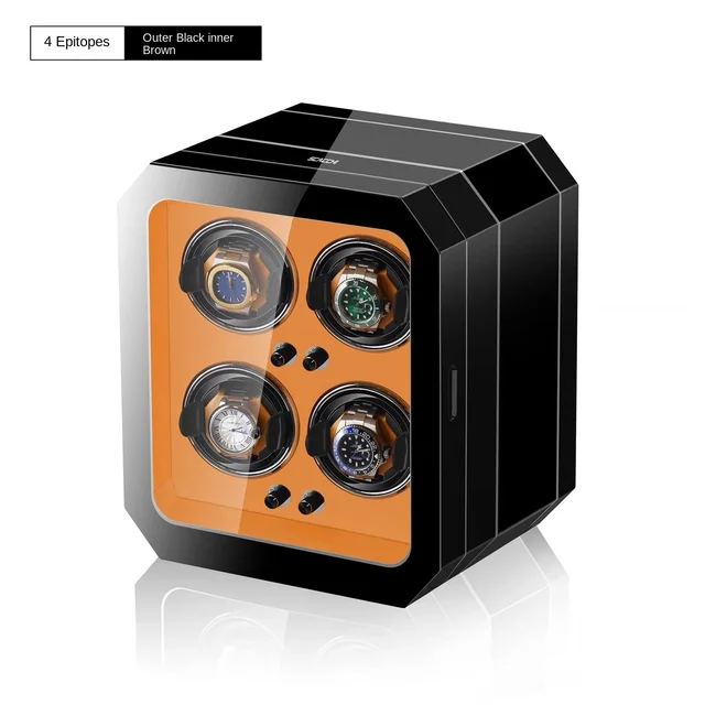 kng-471-quadruple-wooden-watch-winder-box-orange-black